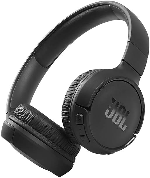 JBL Tune 510BT Wireless Bluetooth On-Ear Headphones with Pure bass Sound - Black (Renewed) - Product Image