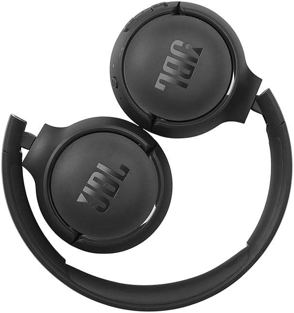 JBL Tune 510BT Wireless Bluetooth On-Ear Headphones with Pure bass Sound - Black (Renewed) - Image 8