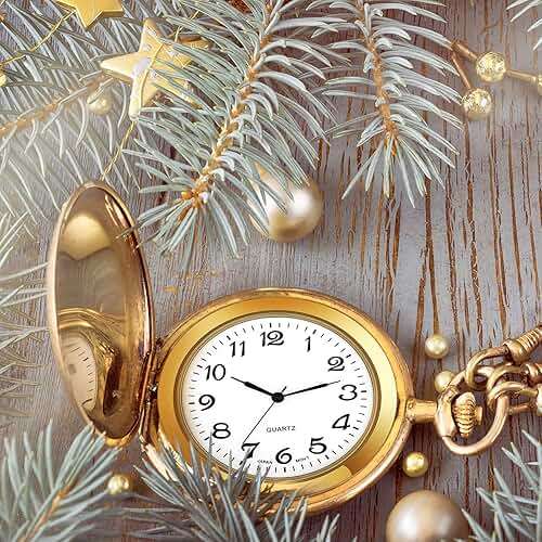 Outus 2 Pack 1-7/16 Inch Round Clock Insert Face Metal Wall Clock with Arabic Numerals Easy to Read Gold and Silver Bezel for Home Office - Image 6