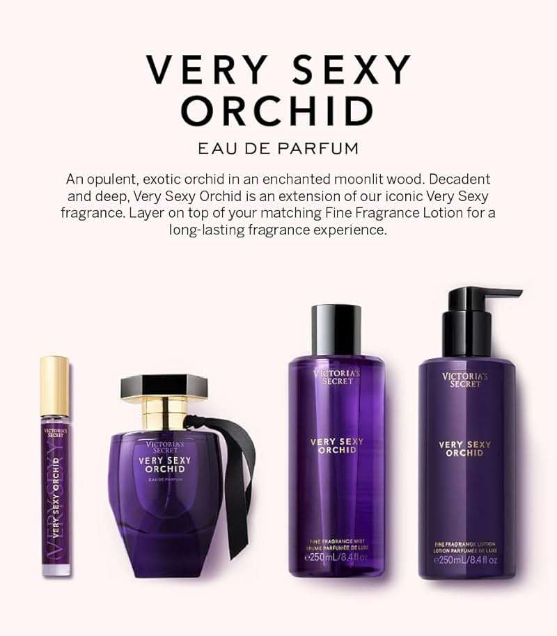 Victoria's Secret Very Sexy Orchid Eau de Parfum, Notes of Blackcurrant, Orris Woods & Sheer Patchouli, Perfumes for Women (1.7 oz) - Image 5