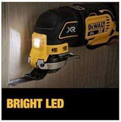 DEWALT 20V Oscillating Tool, Cordless, Wood Blades, Sandpaper, Tool Bag, Battery and Charger Included (DCS356SD1) - Image 5