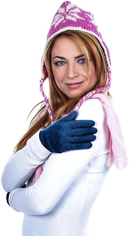 GOLEDLF Winter Magic Gloves for Adults, 5 Pairs of Stretchy Knit Warm Gloves for Men, Women and Teens - Image 5