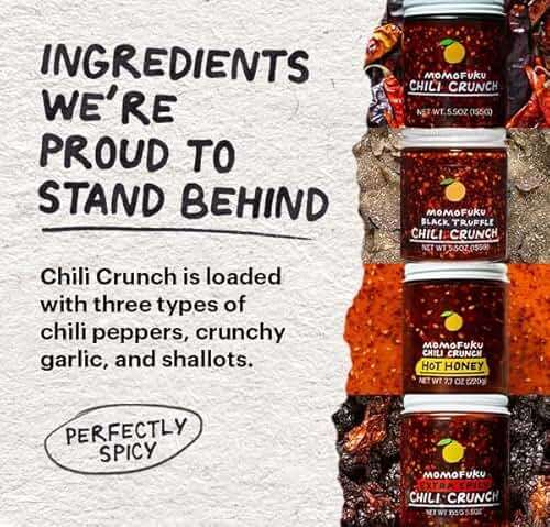 Momofuku Chili Crunch by David Chang, (5.5 Ounces), Chili Oil with Crunchy Garlic and Shallots, Spicy Chili Crisp - Image 6