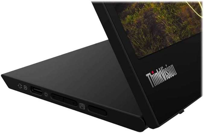 Lenovo ThinkVision M15 15" FHD Mobile Monitor, Black - Image 2