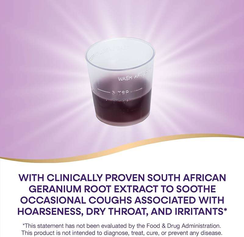 Nature's Way Sambucus Kids Cough Relief +(1) Immune Syrup*, Feel Better Faster(1), Clinically Proven South African Geranium, with Elderberry Extract, Vitamin C & Zinc, Gluten Free, Vegan, 4 Fl Oz - Image 2