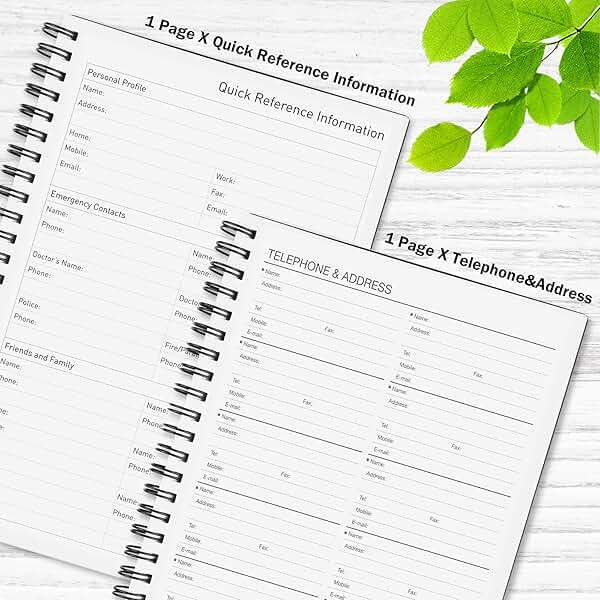 Daily Planner Undated, Asten To Do List Notebook Hourly Schedules Spiral Appointment Planner for Men and Women,PVC Hardcover,Elastic Closure, Inner Pocket 8.3" x 5.8" (Black) - Image 6