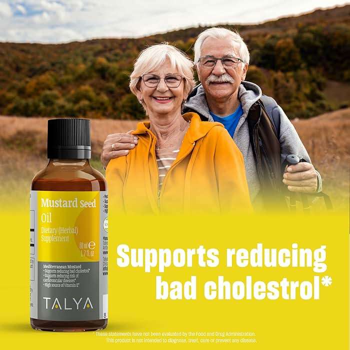 TALYA Herbal Pure Mustard Oil (Brassica nigra oleum) 100% Natural Pure Cold Pressed Oil 50ml (1.7 oz) glass bottle - Image 4