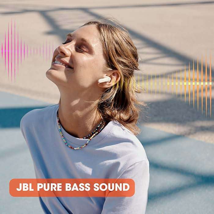 JBL Tune 230NC TWS - True Wireless In-Ear Headphones, Active Noise Cancelling with Smart Ambient, JBL Pure Bass Sound, 4 mics for perfect voice calls, IPX4, 40Hrs of battery life (Blue) - Image 8