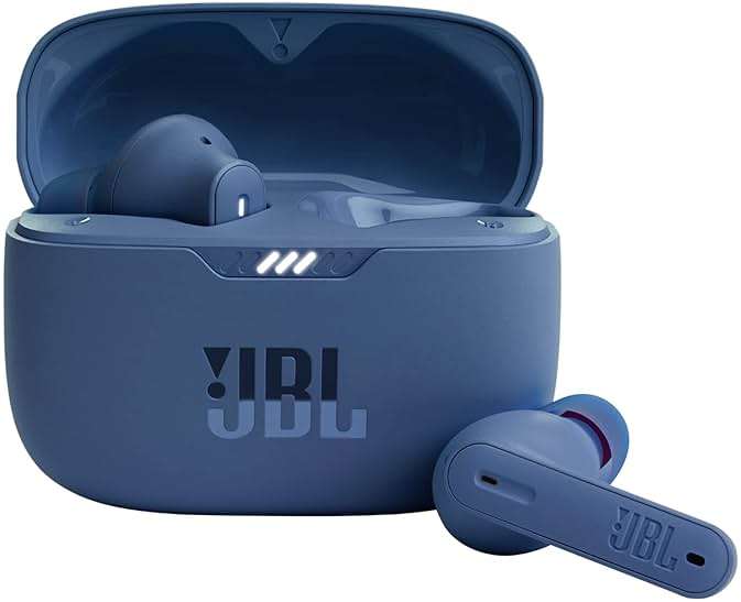 JBL Tune 230NC TWS - True Wireless In-Ear Headphones, Active Noise Cancelling with Smart Ambient, JBL Pure Bass Sound, 4 mics for perfect voice calls, IPX4, 40Hrs of battery life (Blue) - Image 9