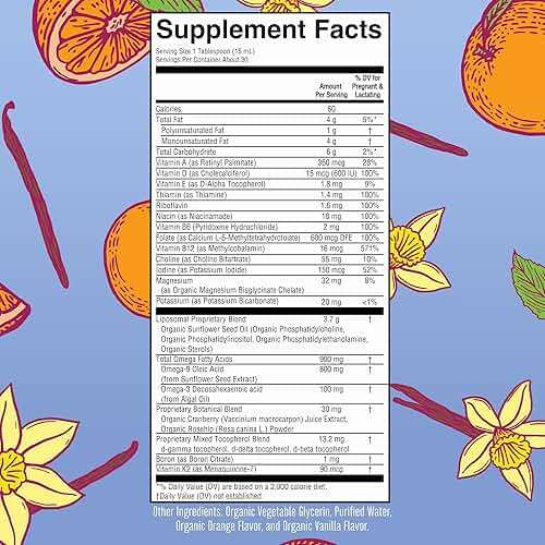MaryRuth’s Prenatal & Postnatal Multivitamin Liposomal | Preconception & Pregnancy | Prenatal Vitamins for Women with Folate Choline Omega 3 DHA | Vegan | Sugar Free | Gluten Free | 30 Servings - Image 2