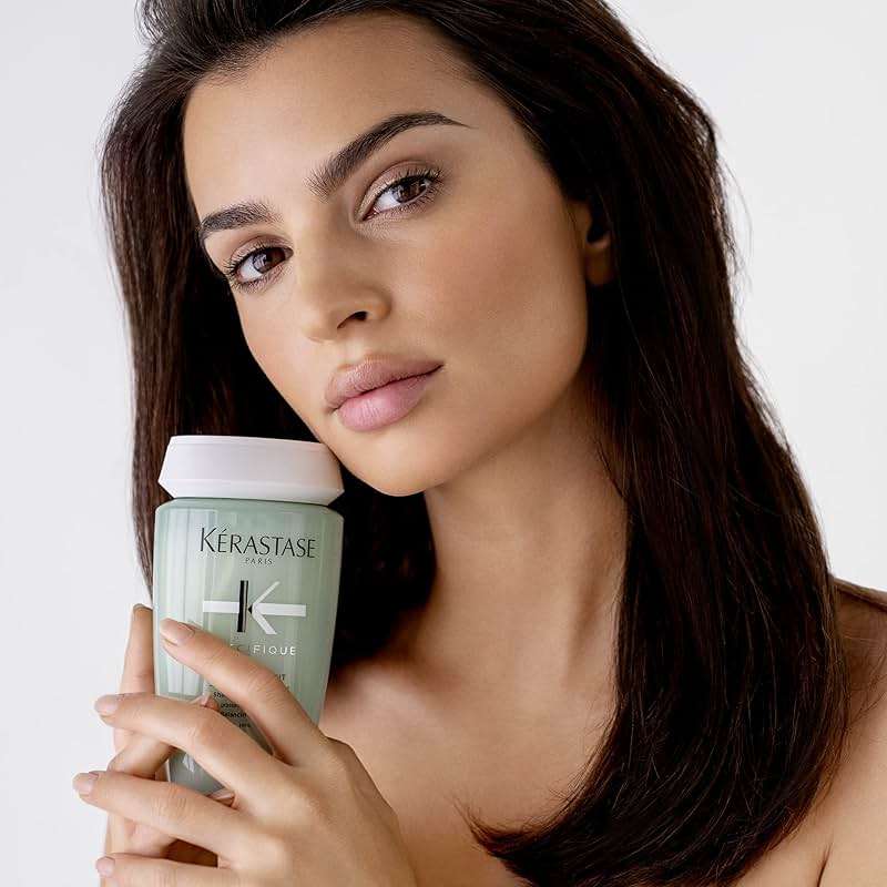 Kerastase Specifique Balancing Shampoo For Oily Scalp & Hair - Cleanses Oil From Roots and Hydrates Dry Hair Ends - Image 7