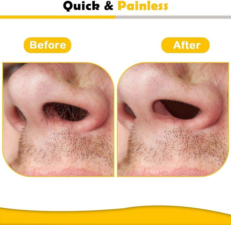 120g Wax Nose Wax Kit, Nose Hair Wax Kit with 40 Applicators, Quick & Painless Nose Waxing Kit for Men and Women, Nose Hair Remover Kits Used 20 Times Usage - Image 3