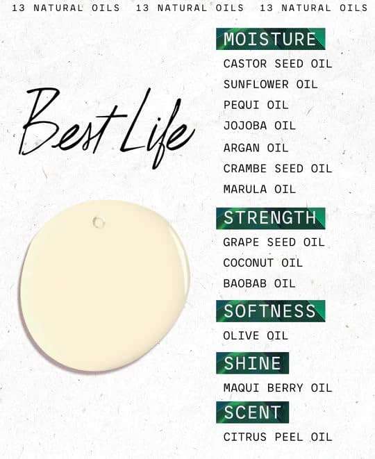 IGK BEST LIFE 100% Plant Powered Nourishing Hair Oil | Smooth + Soften + Heat Protectant | Vegan + Cruelty Free | - Image 7