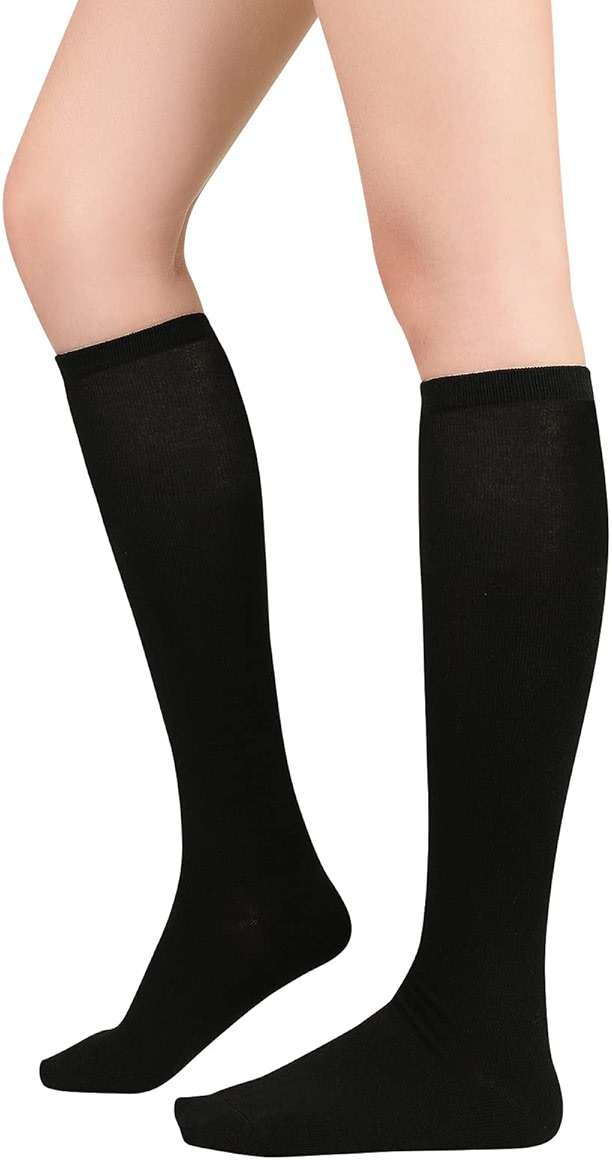 American Trends Women's Knee High & Thigh High Socks - Warm, Striped, Cosplay & Athletic Socks - Image 1