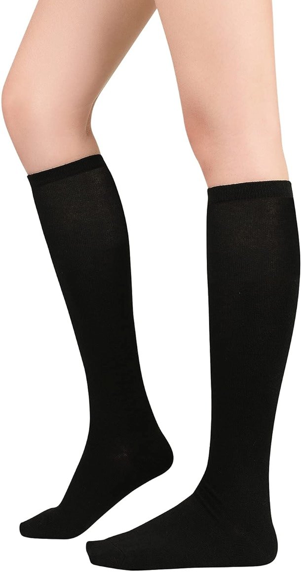 American Trends Women's Knee High & Thigh High Socks - Warm, Striped, Cosplay & Athletic Socks - Product Image