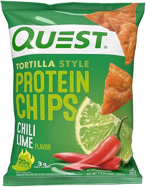 Quest Nutrition Tortilla Style Protein Chips Variety Pack, Chili Lime, Nacho Cheese, Loaded Taco, Low Carb, High Protein, Gluten Free, 1.1 oz (Pack of 12) - Image 7