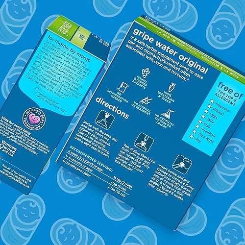 Mommy's Bliss Gripe Water Original 4 Fl Oz (Pack of 2) with Organic Baby Elderberry Drops 3 Fl Oz (Pack of 1) - Image 4