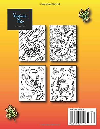 Modern Witch - Hats Shoes Gloves Jewelry for a Magical Halloween Night - Coloring Book for Kids 5-10 years: - for Preschoolers - Youth - The Night of ... Costumes design fun - easy coloring. - Image 2