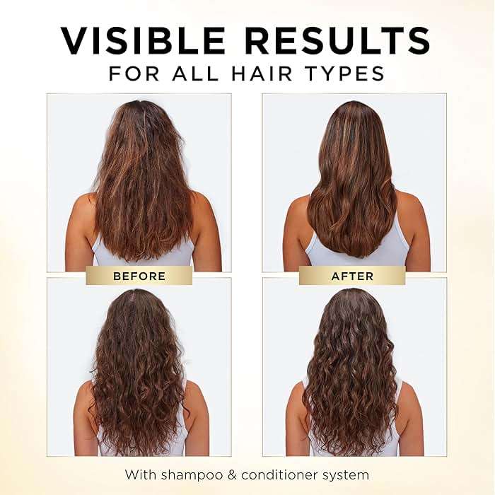 Pantene 2-in-1 Shampoo & Conditioner, Daily Moisture Renewal - Pro-V Nutrients for Dry, Color-Treated, Straight to Curly Hair, 72-Hour Hydration & Softness, 27.7 Oz Each, 2-Pack + Rescue Shot (0.5 Oz) - Image 4