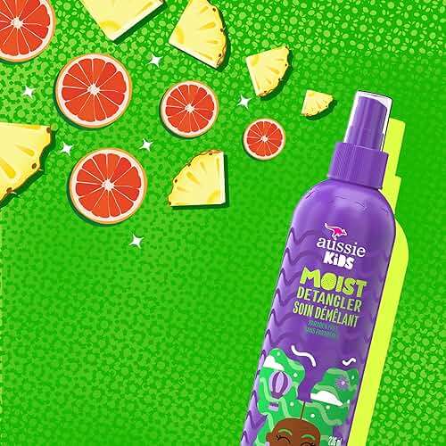 Aussie Kids Moist Detangler Spray, Sulfate & Paraben Free, Moisturizing & Tangle-Free Hair Care for Kids, Cruelty-Free, 8 Fl Oz Each, 3 Pack - Image 5
