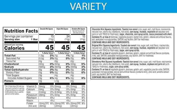 Rice Krispies Treats Mini Marshmallow Snack Bars, Kids Snacks, Variety Pack, 24.8oz Box (64 Bars) - Image 2