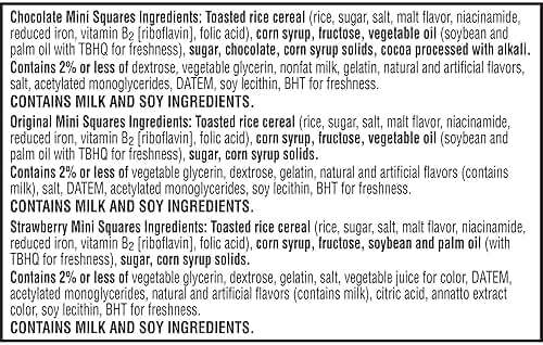 Rice Krispies Treats Mini Marshmallow Snack Bars, Kids Snacks, Variety Pack, 24.8oz Box (64 Bars) - Image 13