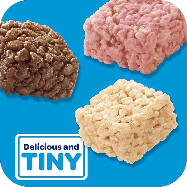 Rice Krispies Treats Mini Marshmallow Snack Bars, Kids Snacks, Variety Pack, 24.8oz Box (64 Bars) - Image 5