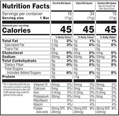 Rice Krispies Treats Mini Marshmallow Snack Bars, Kids Snacks, Variety Pack, 24.8oz Box (64 Bars) - Image 10