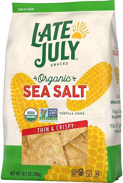 Late July Sea Salt Organic Tortilla Chips, 10.1 Oz Bag - Image 6