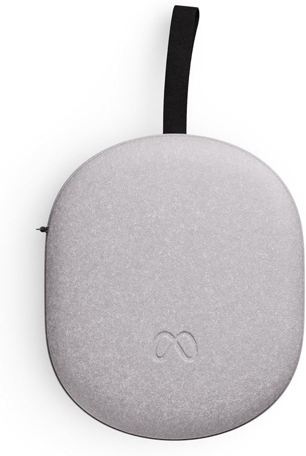Meta Quest Compact Carrying Case — Works with Meta Quest 3/3S — Refreshed Compact Design — Fits 3/3S, Touch Plus Controller, Active Straps, Charging Cable, and Adapter - Product Image