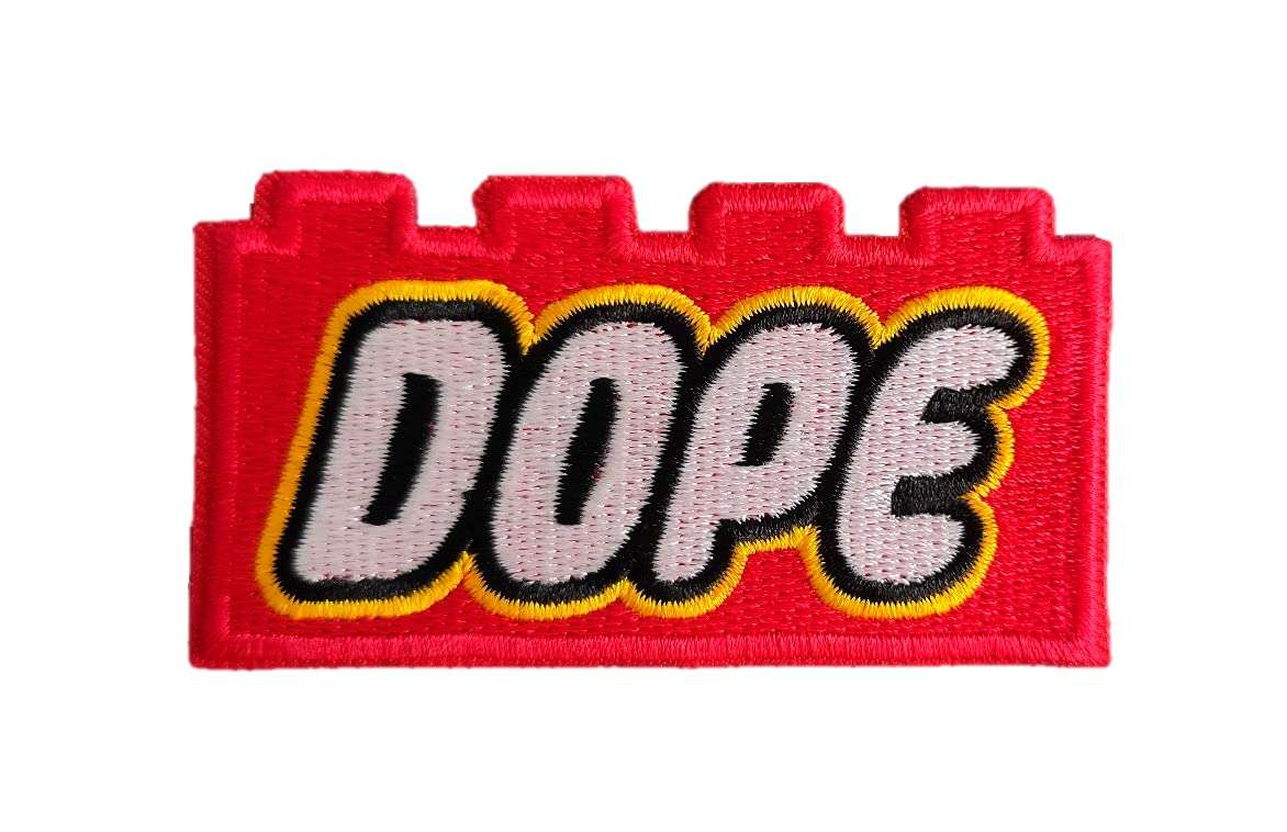 Dope Patch Iron On/Sew On - Fully Embroidered Cool Patch by PatchClub - Image 1