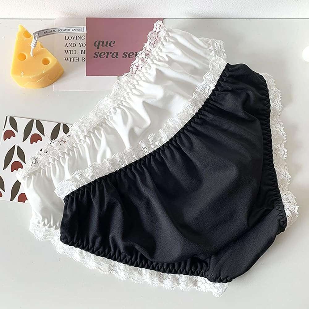 Joyralcos Japanese Lolita Bikini Panties Sexy Anime Briefs for Women Maid Cosplay Lingerie Panty - Image 5