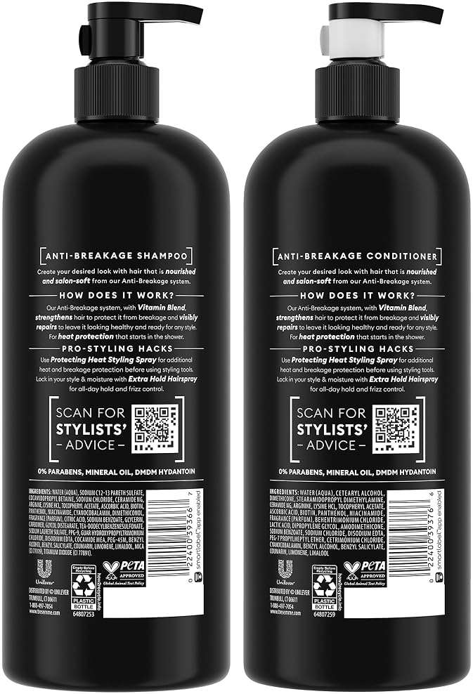 TRESemmé Shampoo & Conditioner, Anti-Breakage + Keratin Mask – Strengthening Products for Dry, Damaged Hair - Image 2