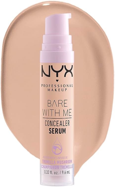 NYX PROFESSIONAL MAKEUP Bare With Me Concealer Serum, Concealer Makeup For Up To 24Hr Hydration - Light - Product Image