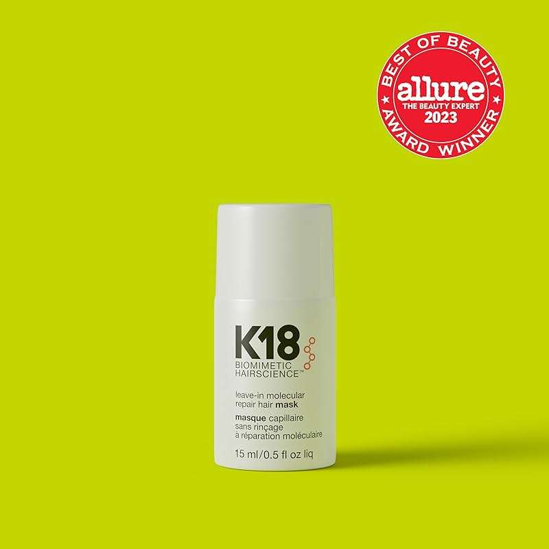 K18 Leave-In Molecular Hair Mask, Repairs Dry or Damaged Hair, Reverse Hair Damage from Bleach, Color, Chemical Services & Heat - Image 8