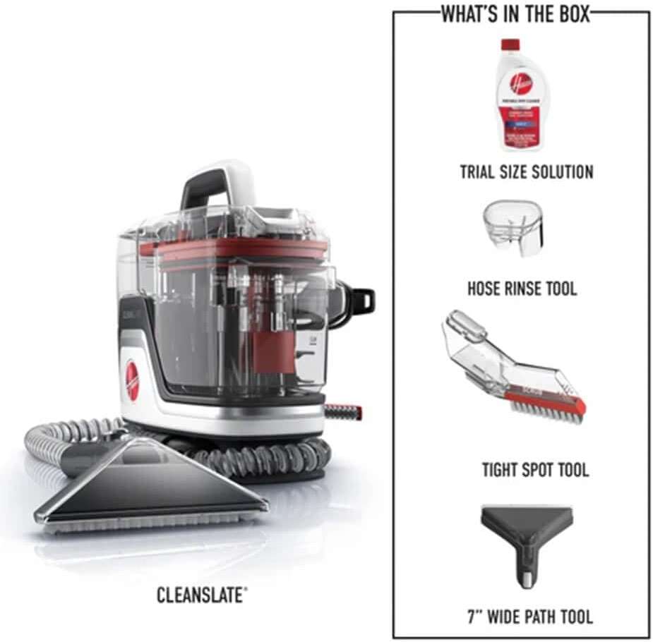 Hoover FH14000 Cleanslate Portable Carpet Cleaner (Renewed) - Image 2