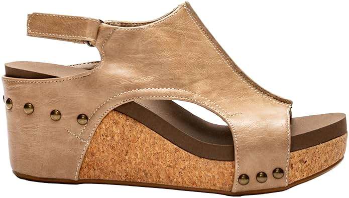 Corkys Footwear Womens Carley Wedges, Featuring Corkys EVA Foam Cushioned Insoles, A 2.5 Inch Heel, Lightweight For All Day Wear, And Hook And Loop Closure - Image 6