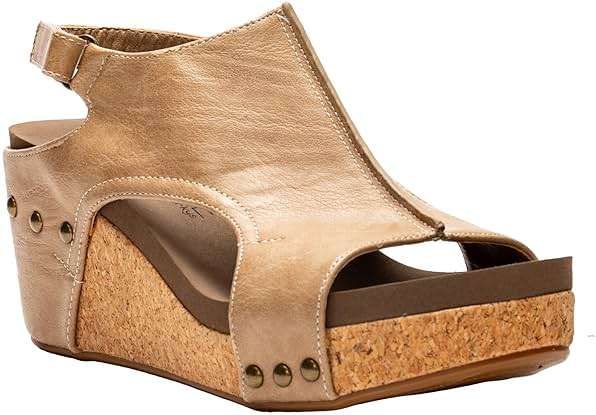 Corkys Footwear Womens Carley Wedges, Featuring Corkys EVA Foam Cushioned Insoles, A 2.5 Inch Heel, Lightweight For All Day Wear, And Hook And Loop Closure - Image 7