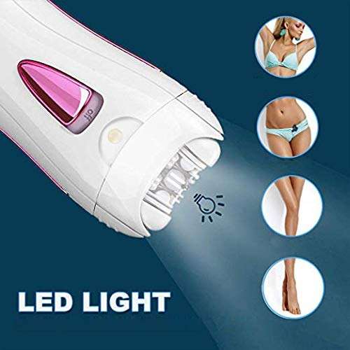 Epilator for Women Facial Hair Removal Face Arm Leg Body Cordless Rechargeable Tweezers Smooth Glide Epilator for Women - Image 2