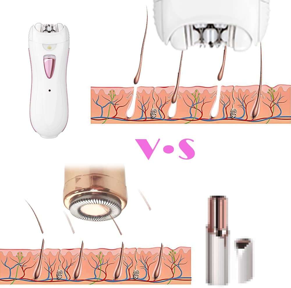 Epilator for Women Facial Hair Removal Face Arm Leg Body Cordless Rechargeable Tweezers Smooth Glide Epilator for Women - Image 4