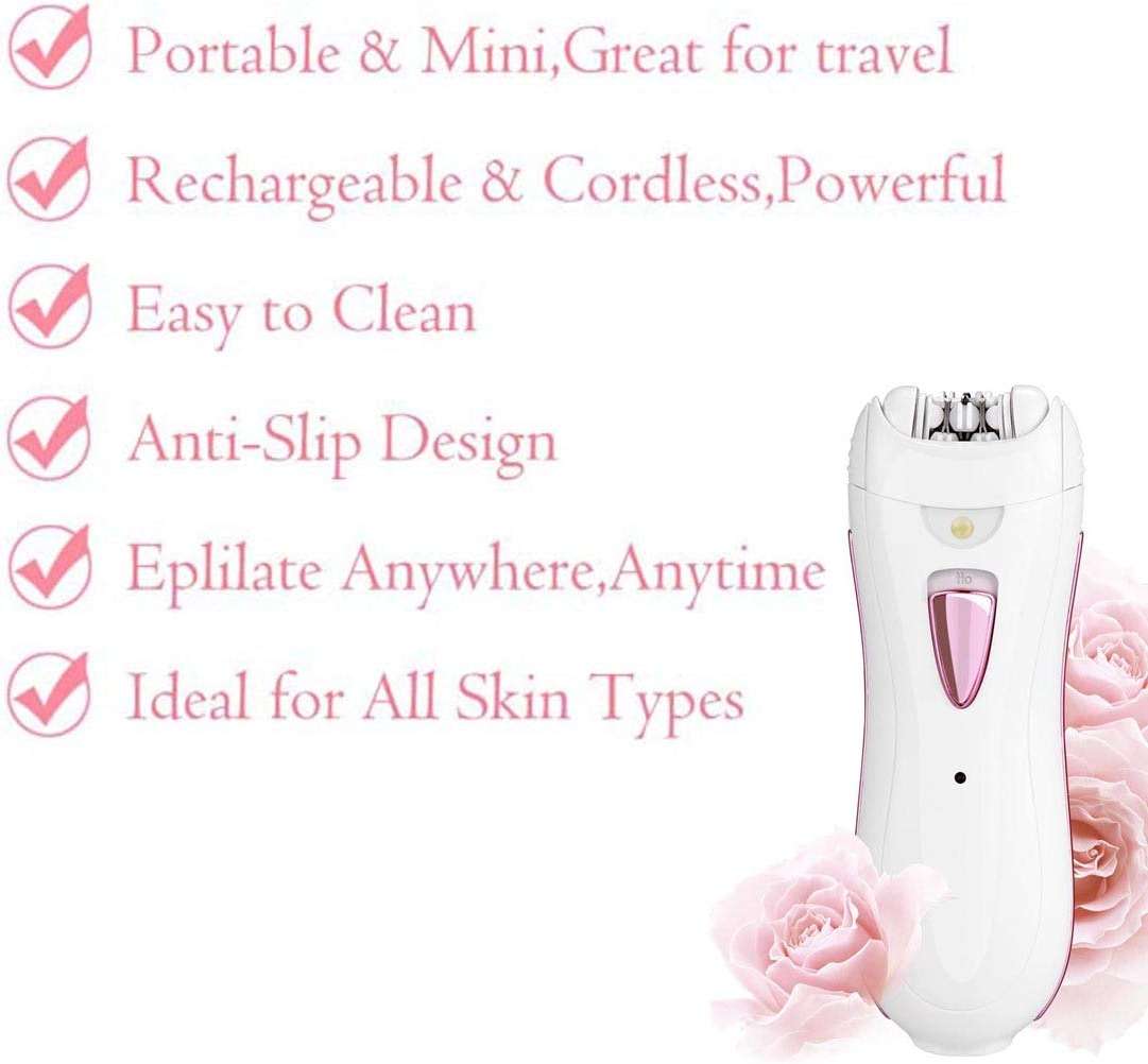 Epilator for Women Facial Hair Removal Face Arm Leg Body Cordless Rechargeable Tweezers Smooth Glide Epilator for Women - Image 6