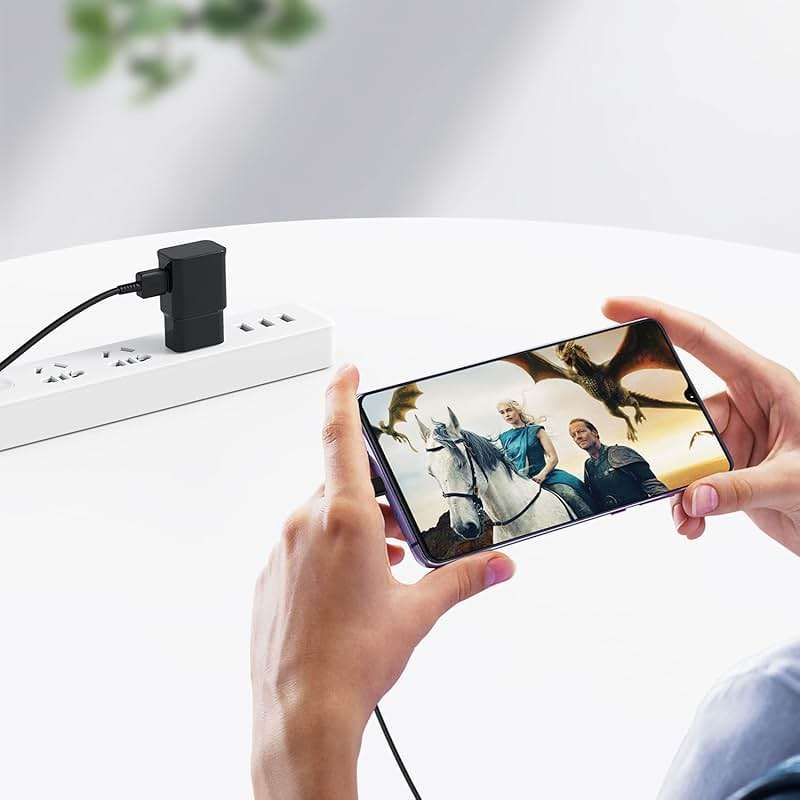 Type C Charger Fast Charging, 2 Pack USB C Android Phone Wall Charger Block & 6ft Charge Cable Cord, for Samsung Galaxy S8 / S9 / S10 Plus Active S10e, S20 / S21 Ultra Plus, Note 8 9 10, Pixel 3 etc - Image 7