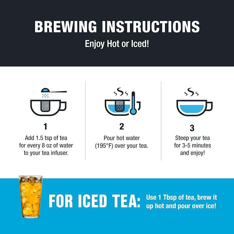Tiesta Tea - Assam Black Tea, Loose Leaf, Single Origin Premium Black from India, High Caffeinated, Make Hot or Iced & Brews Up to 50 Cups, Pure Unblended, 4oz Refillable Tin - Image 7
