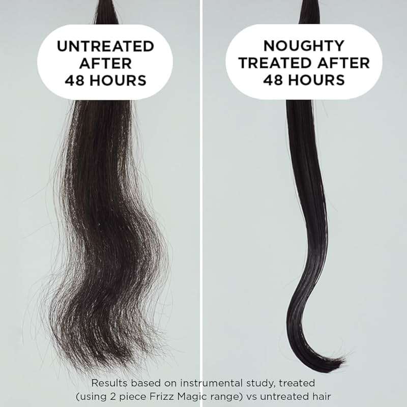Noughty 97% Natural Frizz Magic Shampoo, Anti Frizz Cleanser for Frizzy and Curly Hair to Smooth and Shine with Marula Oil and Daikon, Sulphate Free Vegan Haircare 8.4fl.oz - Image 7