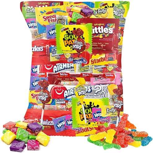 Bulk Candy Variety Pack - 2 Lbs Assorted Classic Mix - Bulk Care Package - Office Assortment - Gift Box for Birthday Party, Kids, College Students & Adults (Package Selection May Very) - Image 1