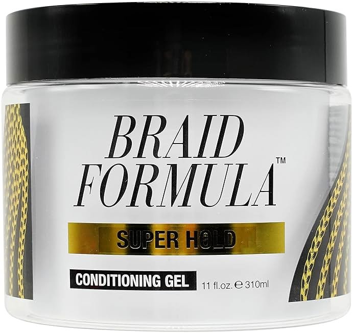 EBIN NEW YORK Braid Formula Conditioning Gel, Super Hold, 11 Oz | Great for Braiding, Twisting, Edges, No Residue, No Flaking, Strong Hold, High Shine, Smoothing with Clean, No Build-up - Product Image
