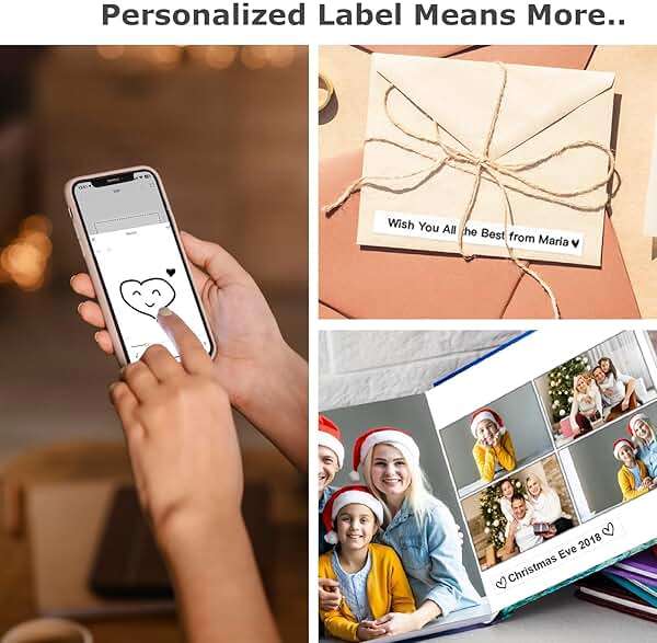 SUPVAN E10 Bluetooth Label Maker Machine with Tape, Continuous Waterproof Label, Versatile App with 35 Fonts and 1k+ Icons, Label Printer for Home, Kitchen, School, Office Organization, Green - Image 8