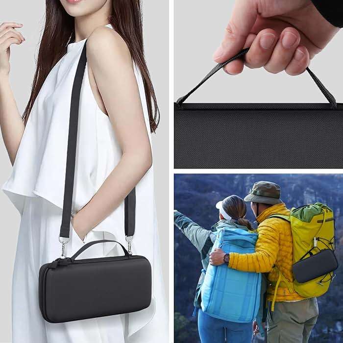 co2CREA Hard Travel Case Replacement for Bose New SoundLink Flex 2nd Gen/Bose SoundLink Flex Bluetooth Portable Speaker (Black Case) - Image 6