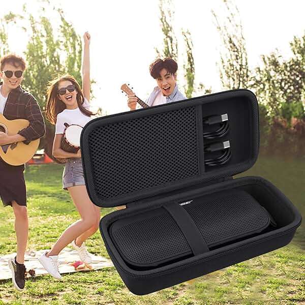 co2CREA Hard Travel Case Replacement for Bose New SoundLink Flex 2nd Gen/Bose SoundLink Flex Bluetooth Portable Speaker (Black Case) - Image 9