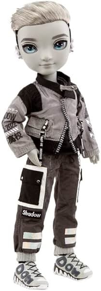 Rainbow High Shadow Series 1 Ash Silverstone- Greyscale Boy Fashion Doll. 2 Silver Designer Outfits to Mix & Match with Accessories, Great Gift, Multicolor, 583578EUC - Product Image